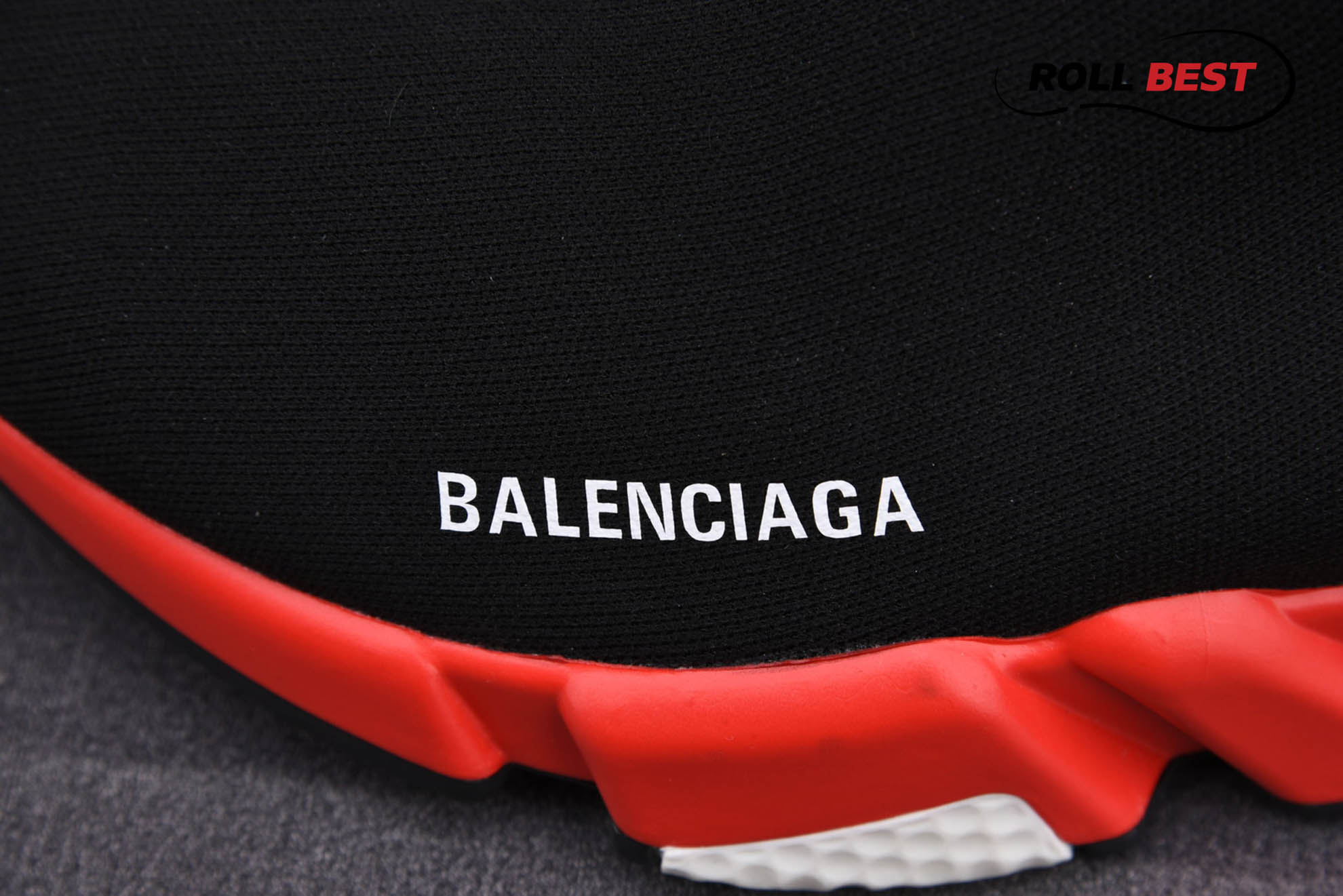 Balenciaga Speed Clear Sole ‘Black Red’