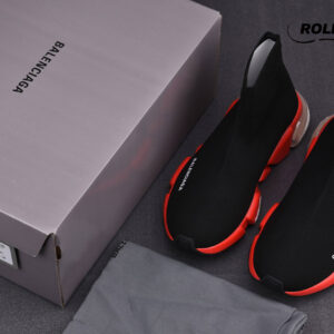 Balenciaga Speed Clear Sole ‘Black Red’