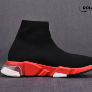 Balenciaga Speed Clear Sole ‘Black Red’