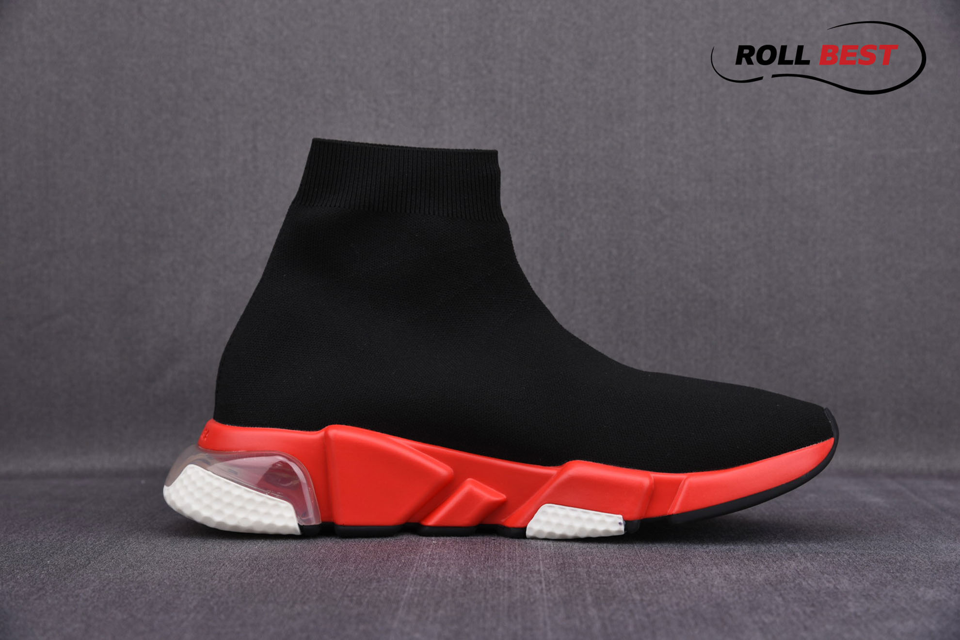 Balenciaga Speed Clear Sole ‘Black Red’