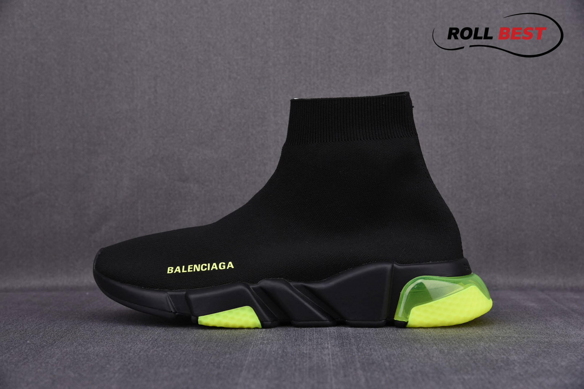 Balenciaga Speed Clear Sole Xanh Đế Xanh Lá