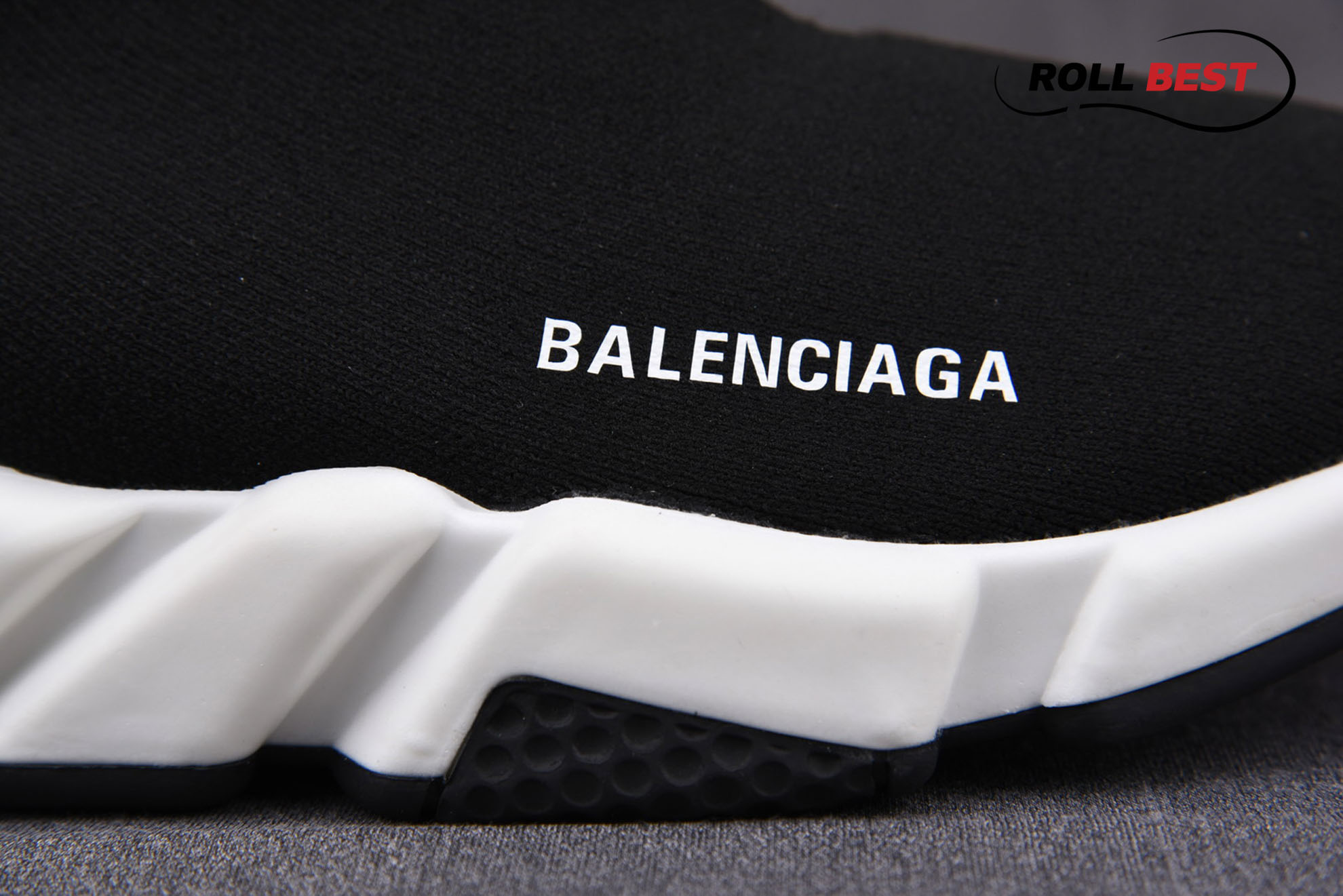 Balenciaga Speed Recycled Knit Trainers 'Black White'