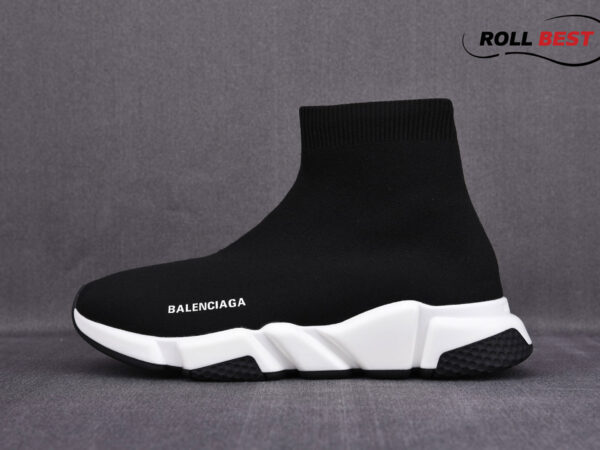 Balenciaga Speed Recycled Knit Trainers 'Black White'