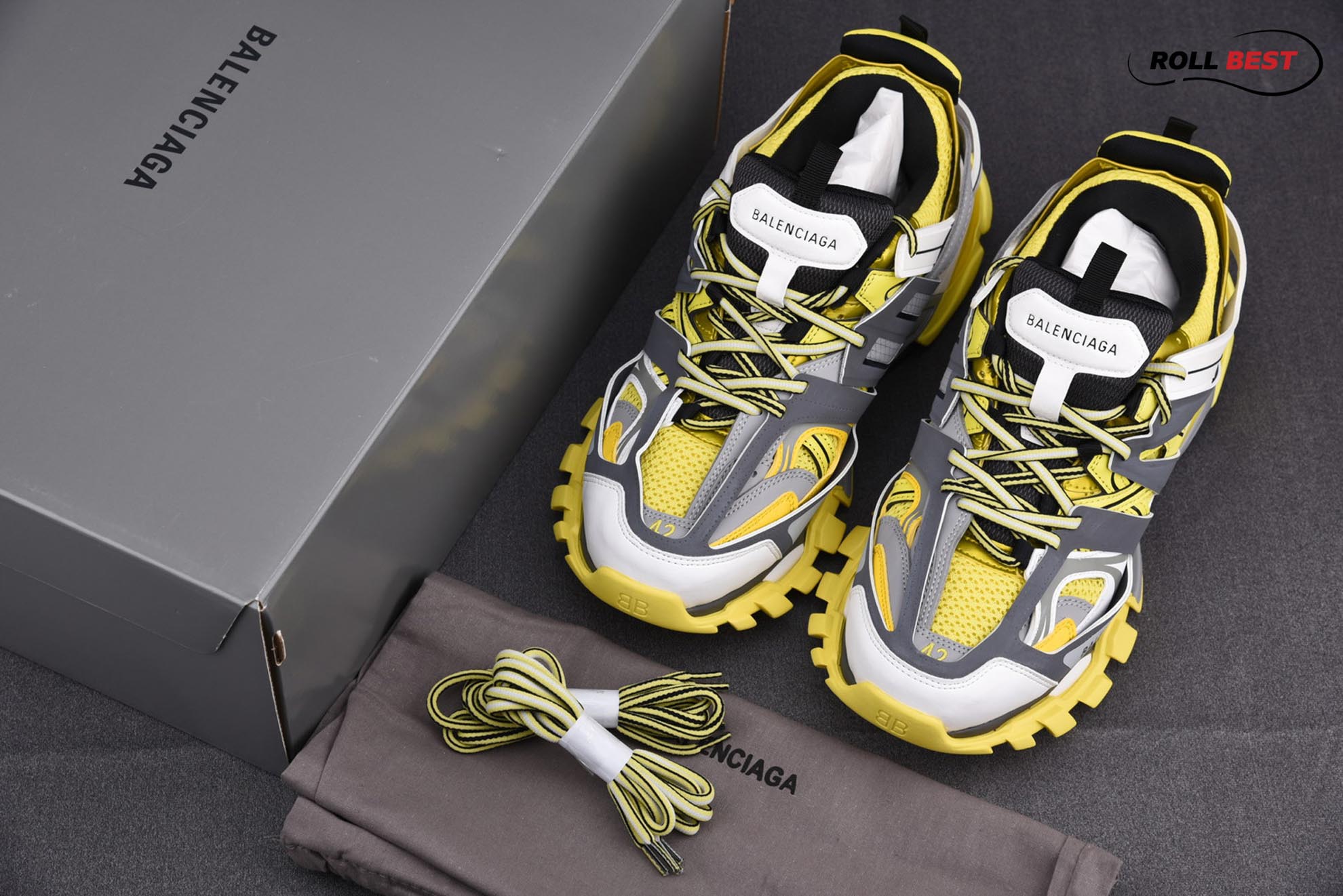 Balenciaga Track Trainers Yellow