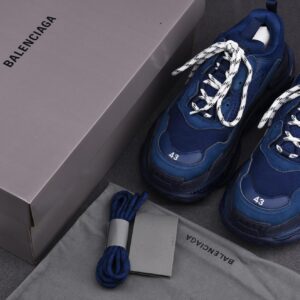 Balenciaga Triple S Clear Sole Navy