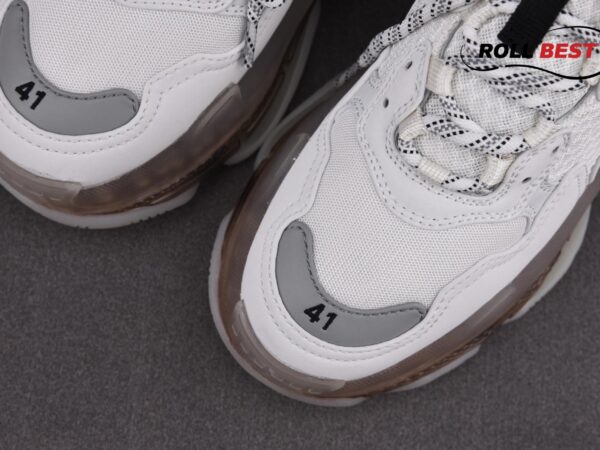 Balenciaga Triple S Clear Sole Sneakers White