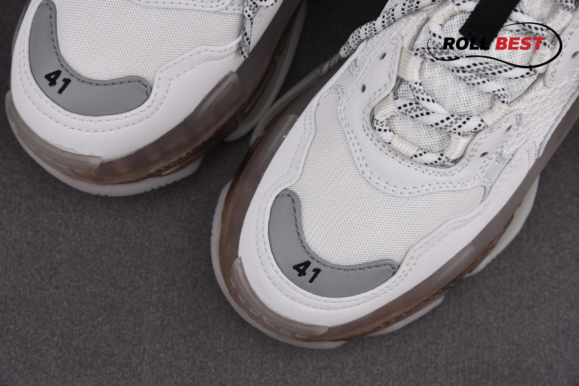 Balenciaga Triple S Clear Sole Sneakers White