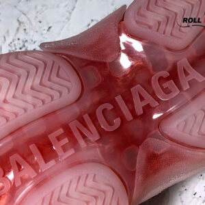 Balenciaga Triple S Clear Sole White Red