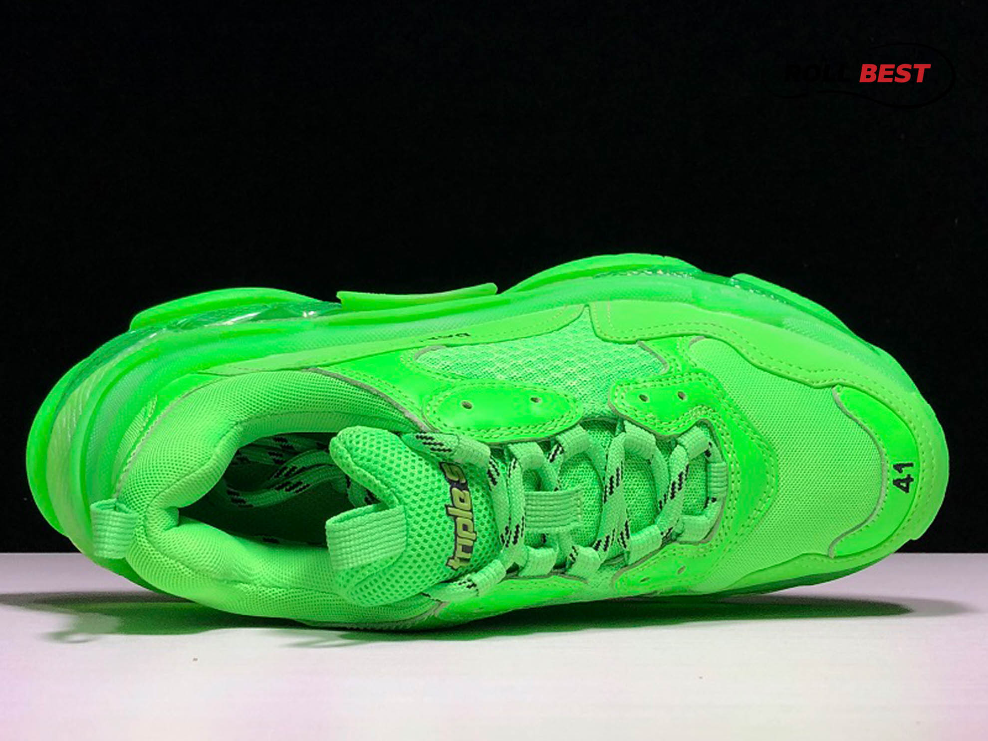 Balenciaga Triple S Neon Green Clear Sole