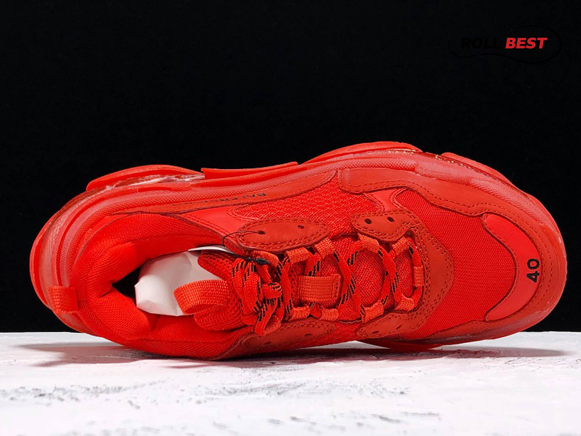 Balenciaga Triple S Red Clear Sole