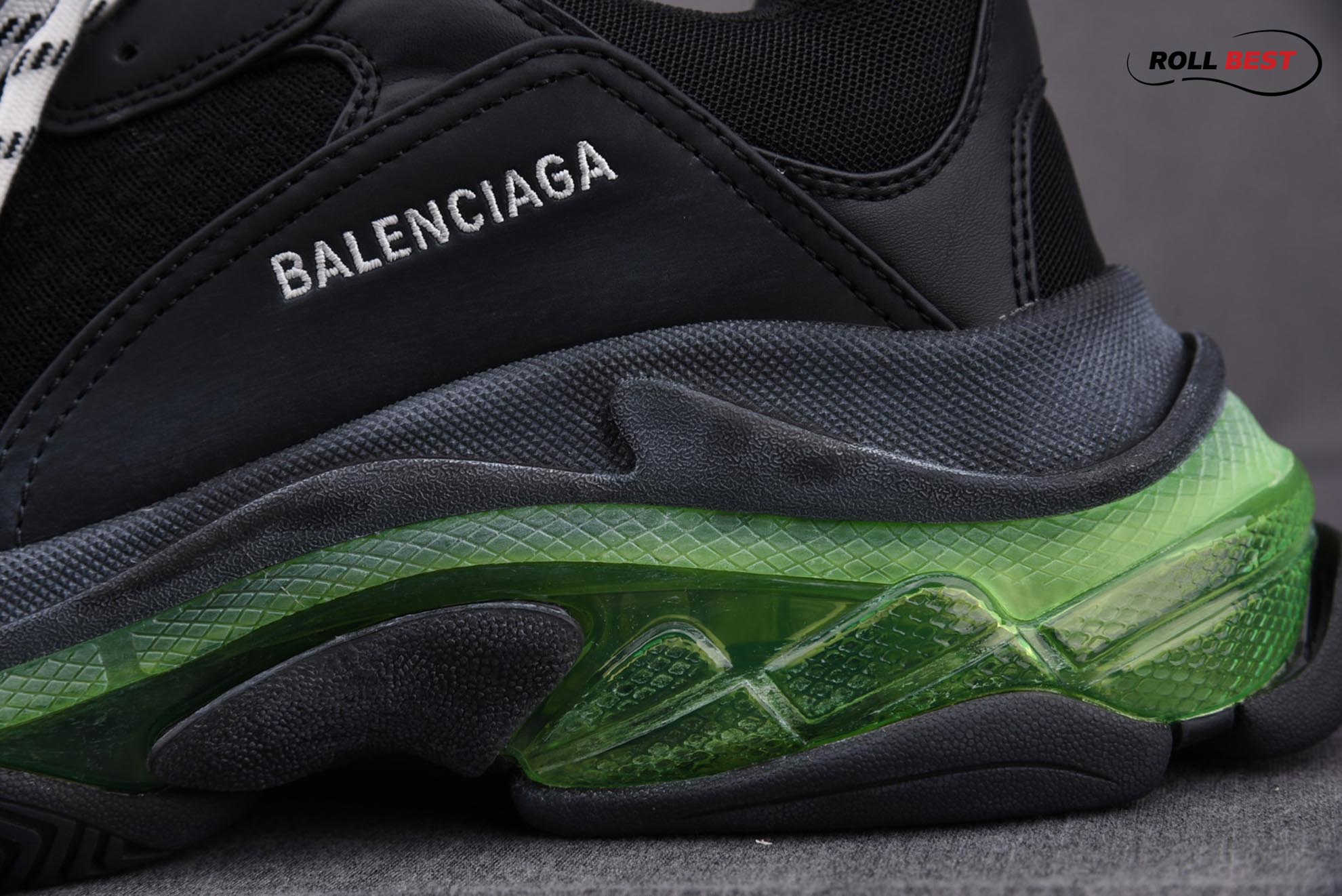 Balenciaga Triple S Sneaker ‘Black Yellow Fluo’ 