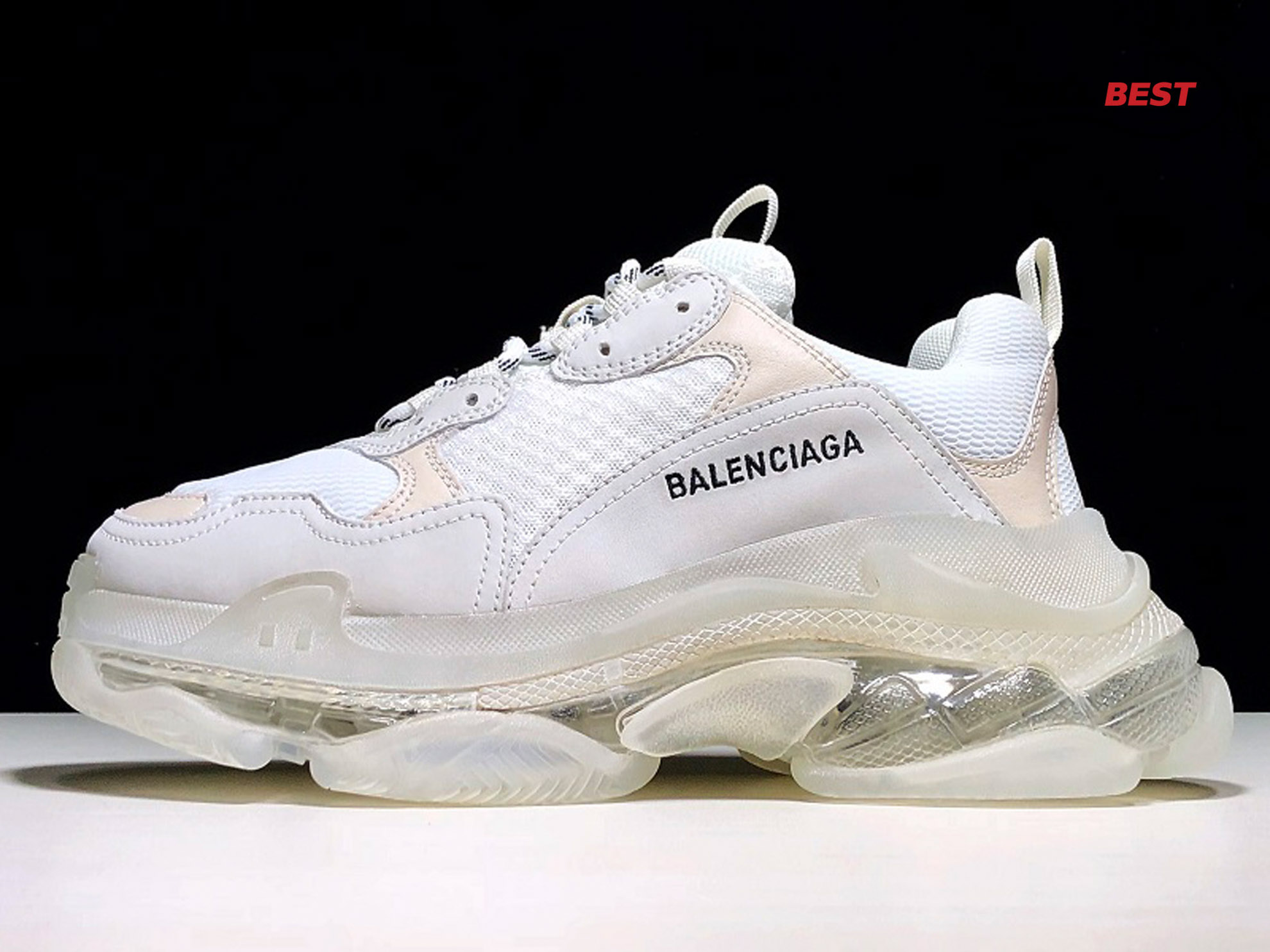 Balenciaga Wmns Triple S ‘White Clear Sole’