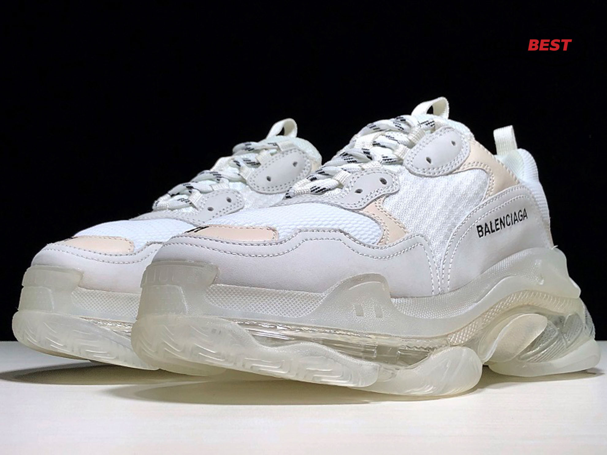 Balenciaga Wmns Triple S ‘White Clear Sole’