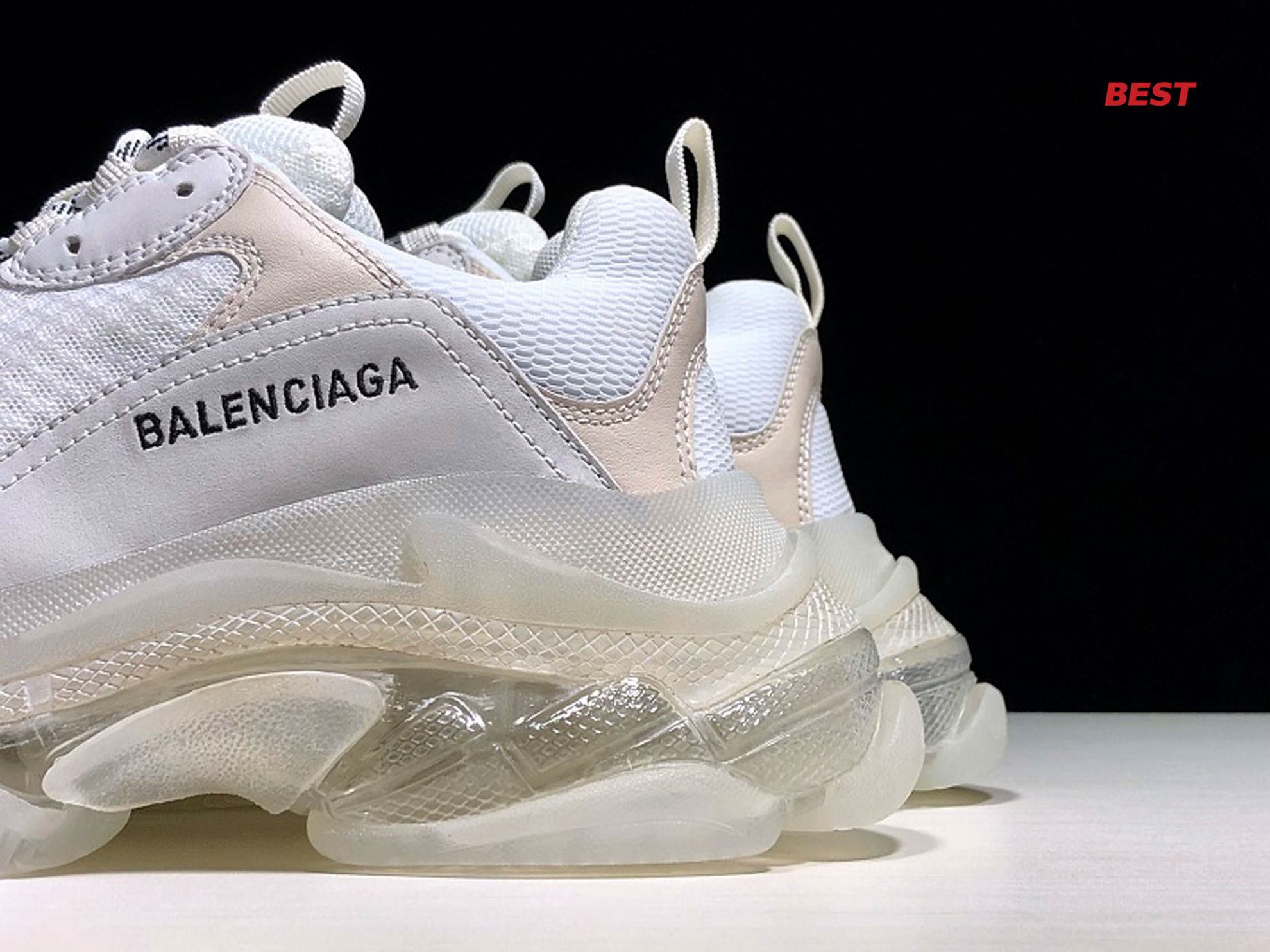 Balenciaga Wmns Triple S ‘White Clear Sole’