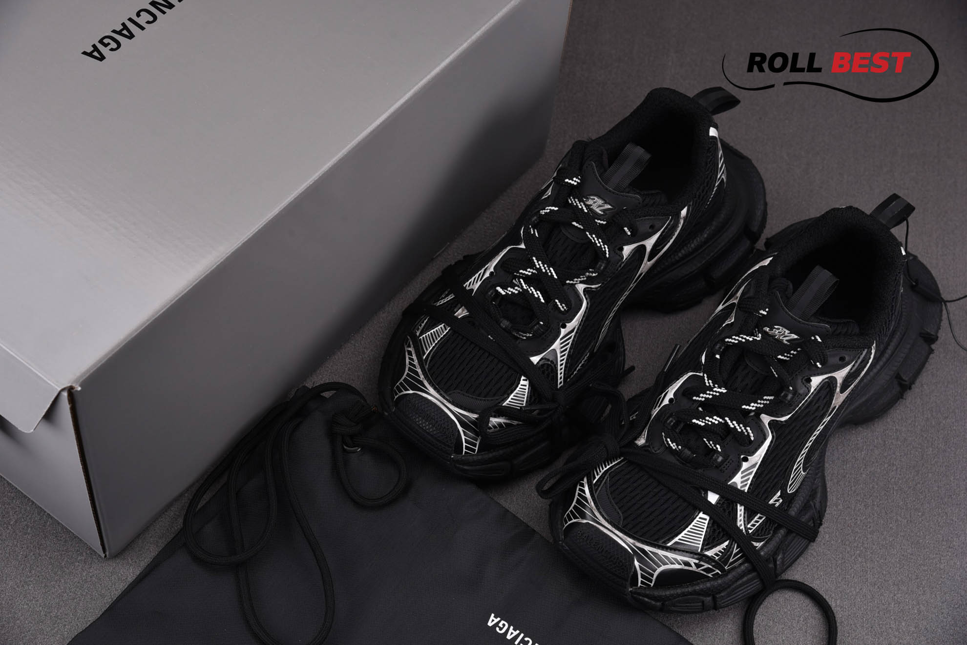 Balenciaga x Adidas 3XL Trainers ‘Black’