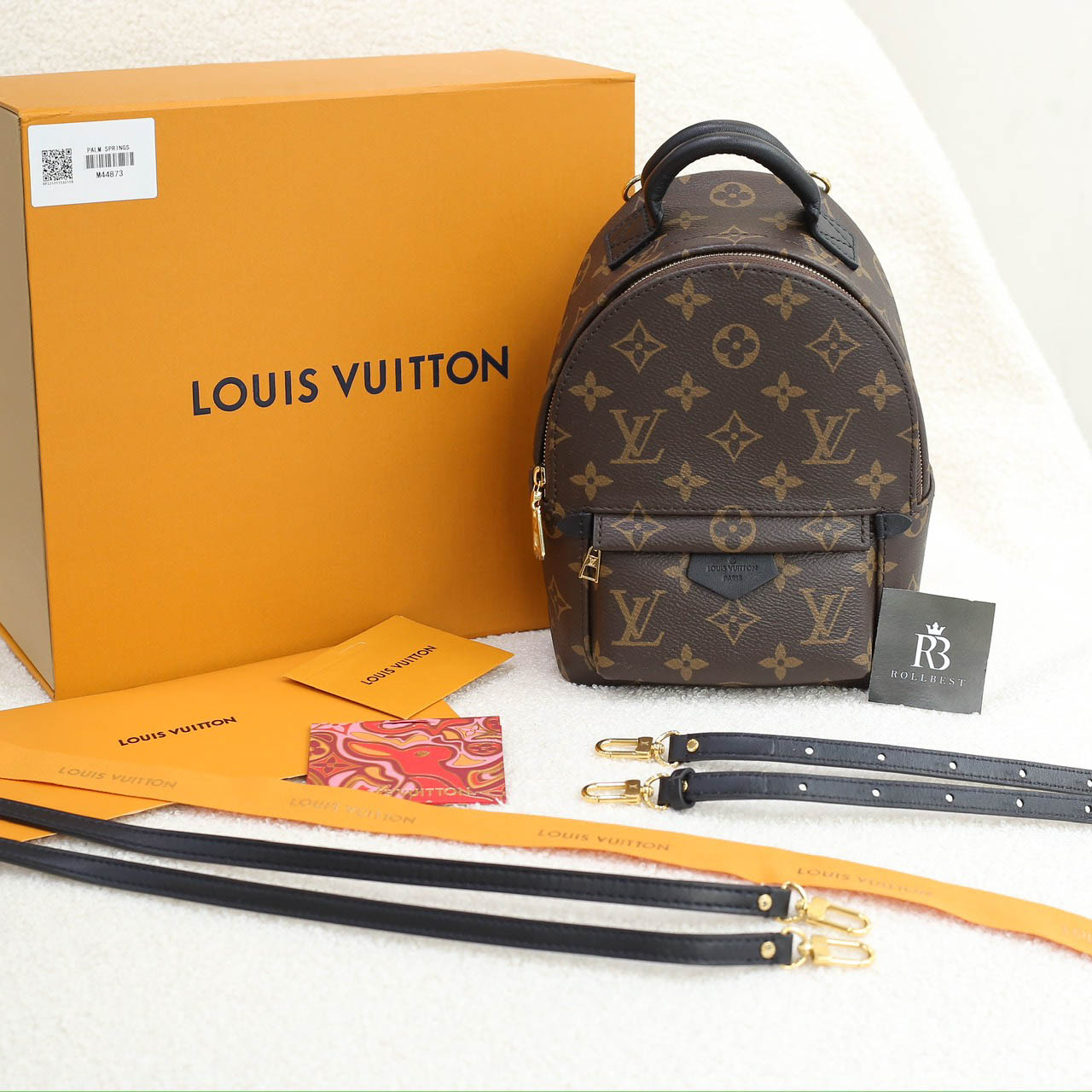 Balo Louis Vuitton Palm Springs Mini Brown