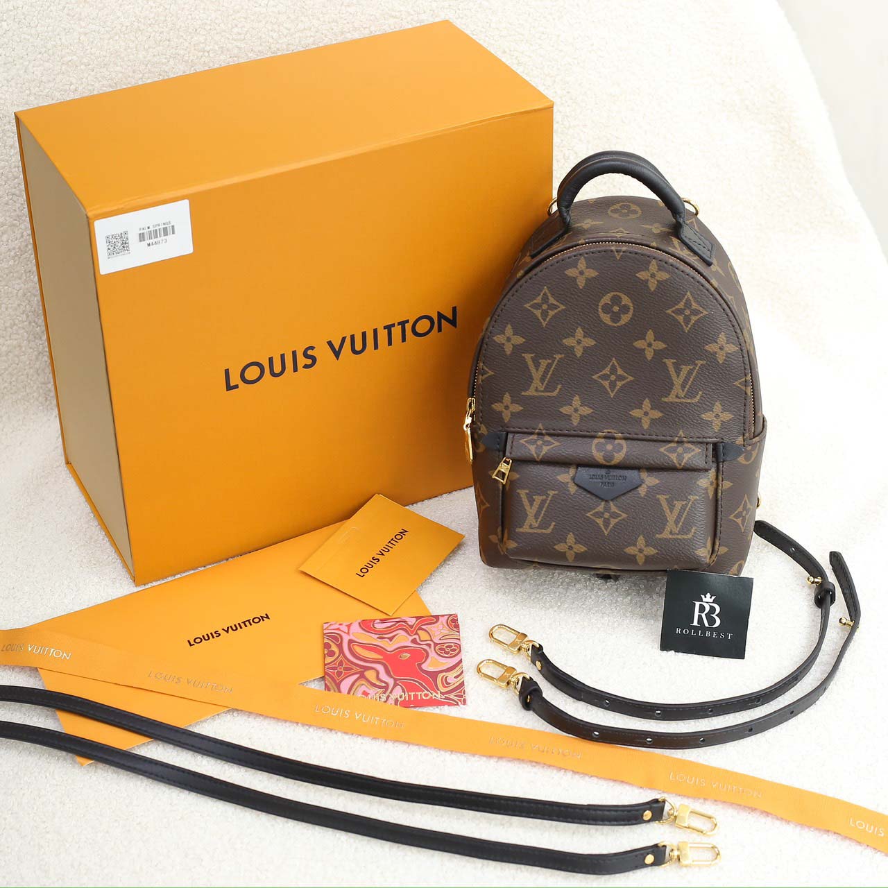 Balo Louis Vuitton Palm Springs Mini Brown