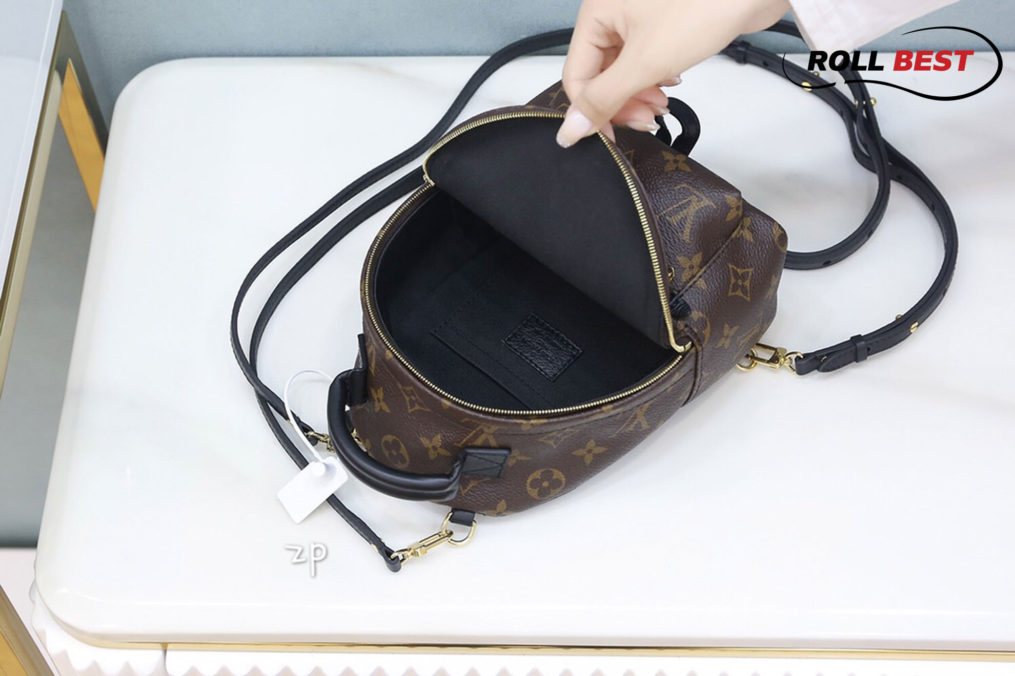 Balo Louis Vuitton Palm Springs Mini Brown