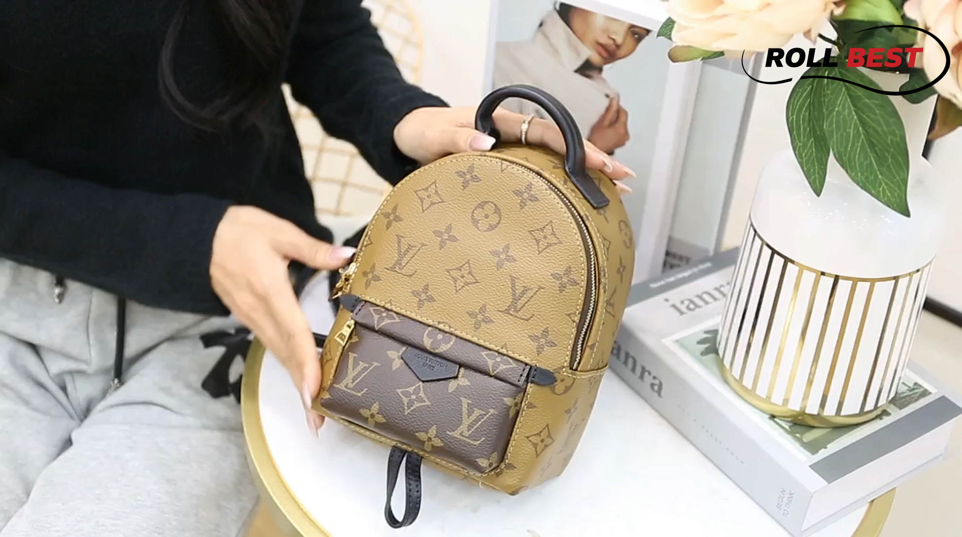 Balo Louis Vuitton Palm Springs Mini Yellow