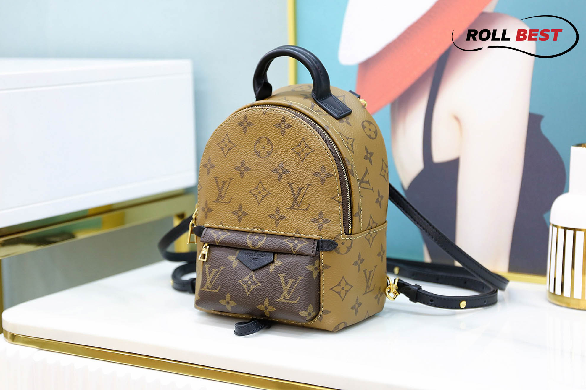 Balo Louis Vuitton Palm Springs Mini Yellow