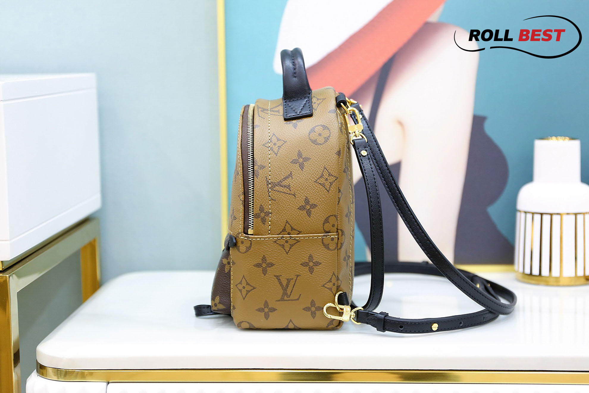 Balo Louis Vuitton Palm Springs Mini Yellow