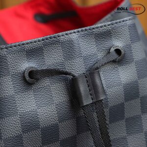 Balo LV Utility Backpack Damier Graphite Canvas Black