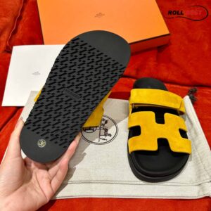 Dép Hermes Chypre Sandal Yellow Suede