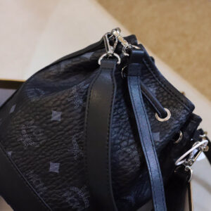 Dessau Drawstring Bag in Visetos Black