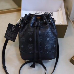 Dessau Drawstring Bag in Visetos Black