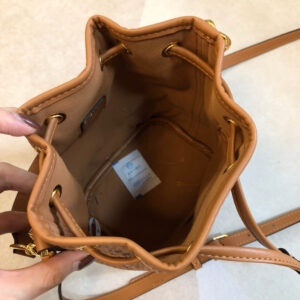 Dessau Drawstring Bag in Visetos Cognac