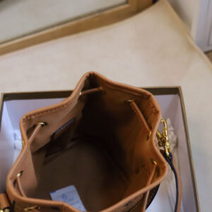 Dessau Drawstring Bag in Visetos Cognac