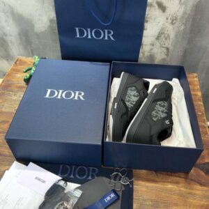 Giày Dior B27 Low Black họa tiết Dior Oblique Galaxy