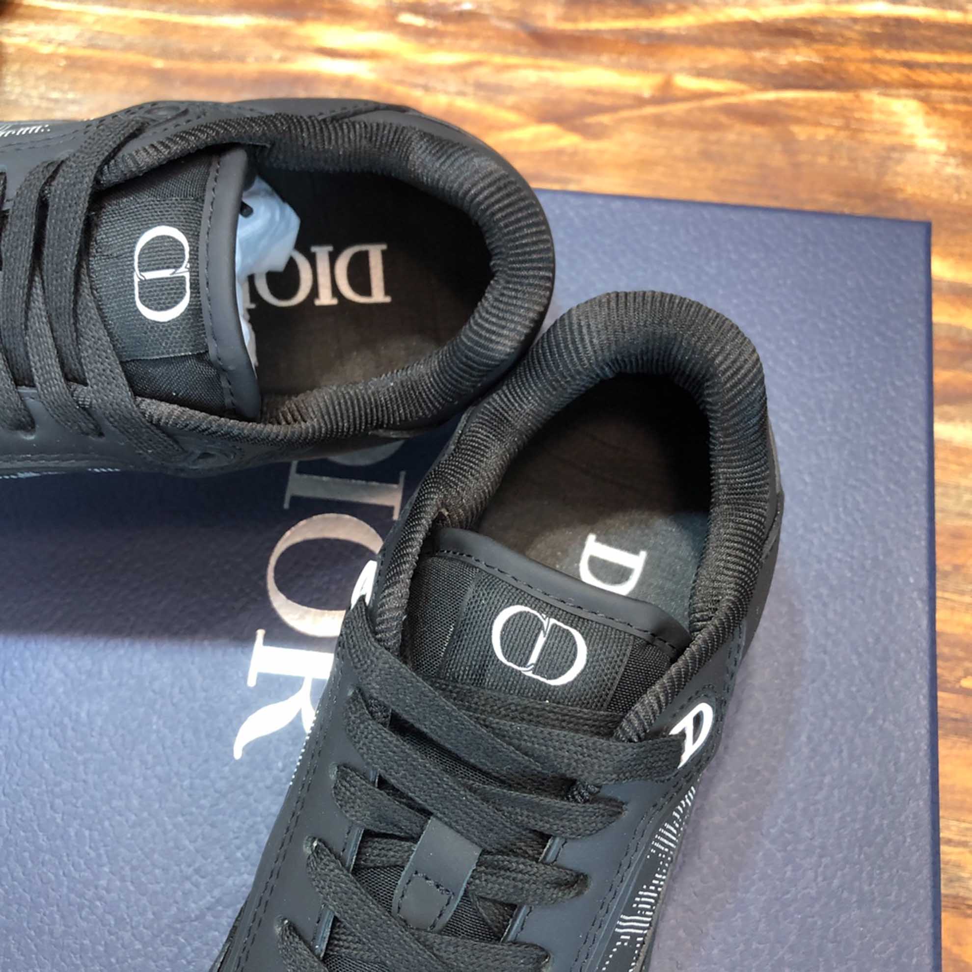 Giày Dior B27 Low Black họa tiết Dior Oblique Galaxy