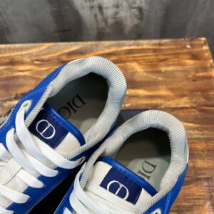 Giày Dior B27 Low Blue Grey White Beige Dior Oblique Jacquard