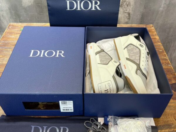Giày Dior B27 Low ‘Cream Greige with Christian Dior 1947 Signature’