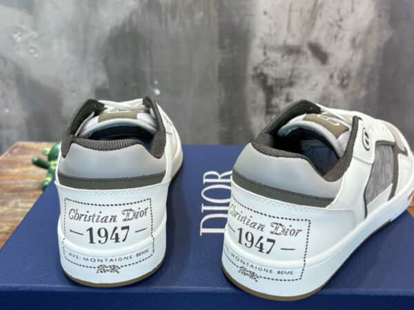 Giày Dior B27 Low ‘Cream Greige with Christian Dior 1947 Signature’