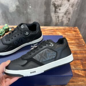 Giày Dior B27 Low Dior Black họa tiết CD Diamond Canvas