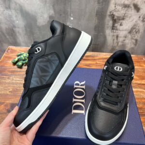 Giày Dior B27 Low Dior Black họa tiết CD Diamond Canvas