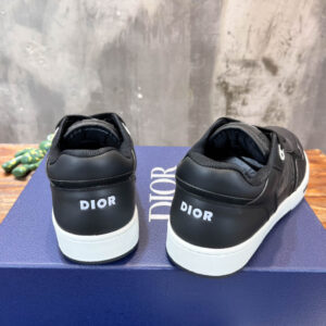 Giày Dior B27 Low Dior Black họa tiết CD Diamond Canvas