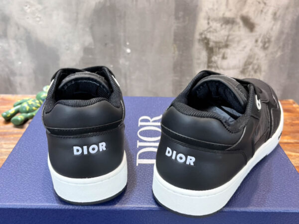 Giày Dior B27 Low Dior Black họa tiết CD Diamond Canvas