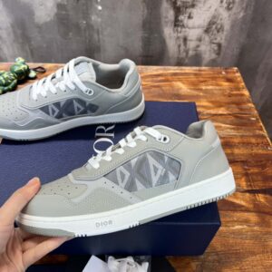 Giày Dior B27 Low Dior Gray họa tiết CD Diamond Canvas