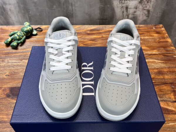 Giày Dior B27 Low Dior Gray họa tiết CD Diamond Canvas