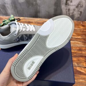 Giày Dior B27 Low Dior Gray họa tiết CD Diamond Canvas