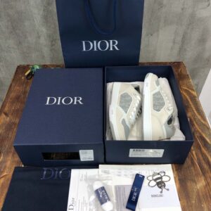 Giày Dior B27 Low Grey Beige họa tiết Dior Oblique Galaxy