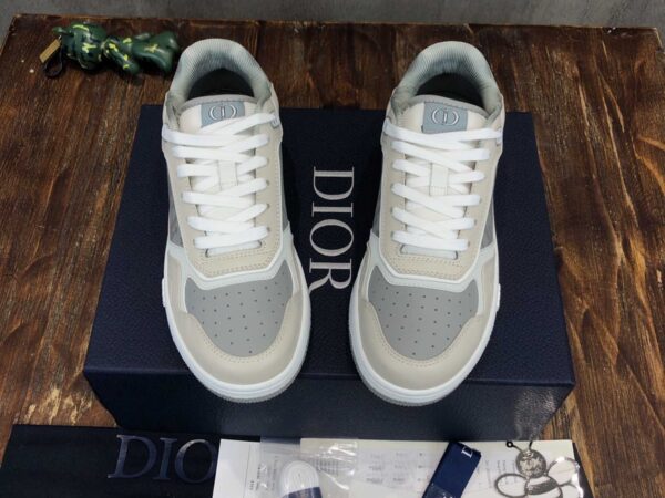 Giày Dior B27 Low Grey Beige họa tiết Dior Oblique Galaxy