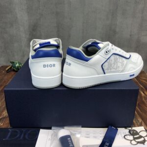 Giày Dior B27 Low White Blue họa tiết Dior Oblique Galaxy