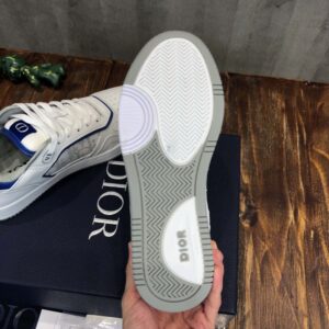 Giày Dior B27 Low White Blue họa tiết Dior Oblique Galaxy