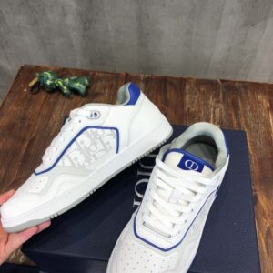 Giày Dior B27 Low White Blue họa tiết Dior Oblique Galaxy