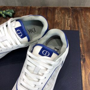 Giày Dior B27 Low White Blue họa tiết Dior Oblique Galaxy