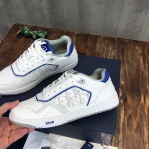 Giày Dior B27 Low White Blue họa tiết Dior Oblique Galaxy